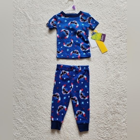 New baby girl summer clothes bundle of Snoopy dress and Disney pajamas size 12 m - Picture 5 of 9